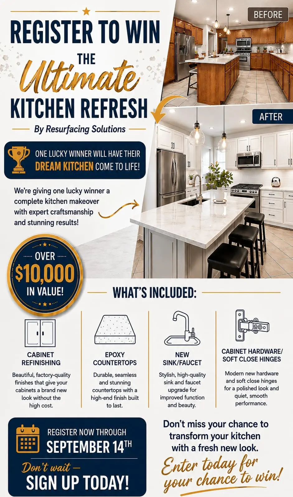 Kitchen Transformation Giveaway 2026 page Kitchen Transformation Giveaway 2026 page