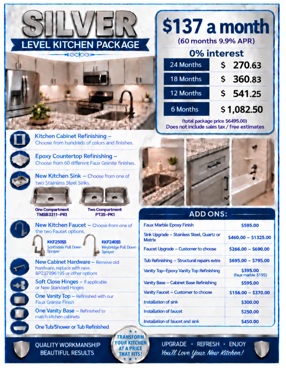 Silver Level Package Kitchen Remodel Transformation Silver Level Package Kitchen Remodel Transformation